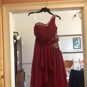 JJ’s house formal high low dress! NWT!